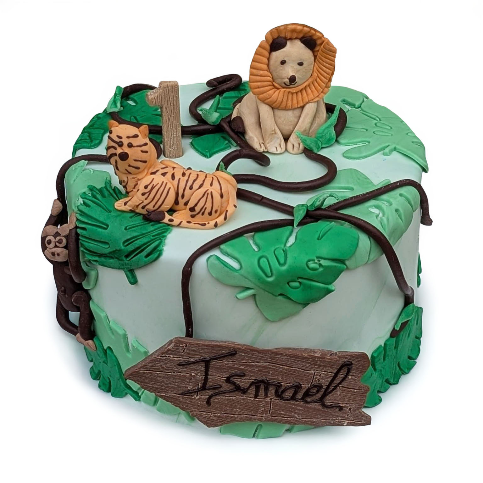 Cake design personnalisé jungle
