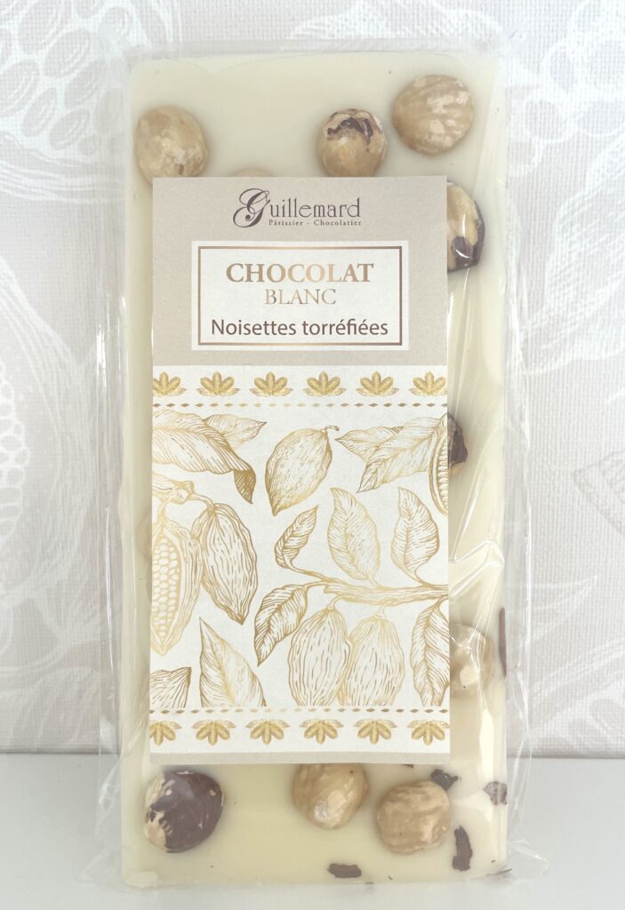 Chocolat blanc aux noisettes