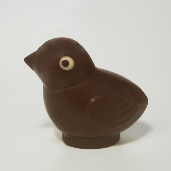 poussin en chocolat noir