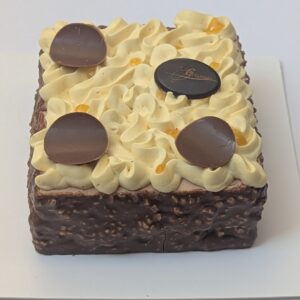 gâteau zéro gluten mangue passion La Flèche