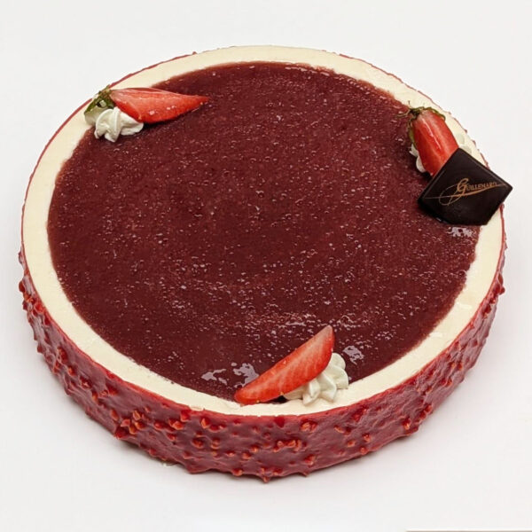 Litchi cœur fraise sans gluten