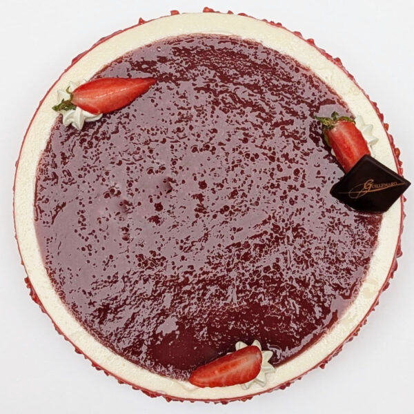 Litchi cœur fraise sans gluten