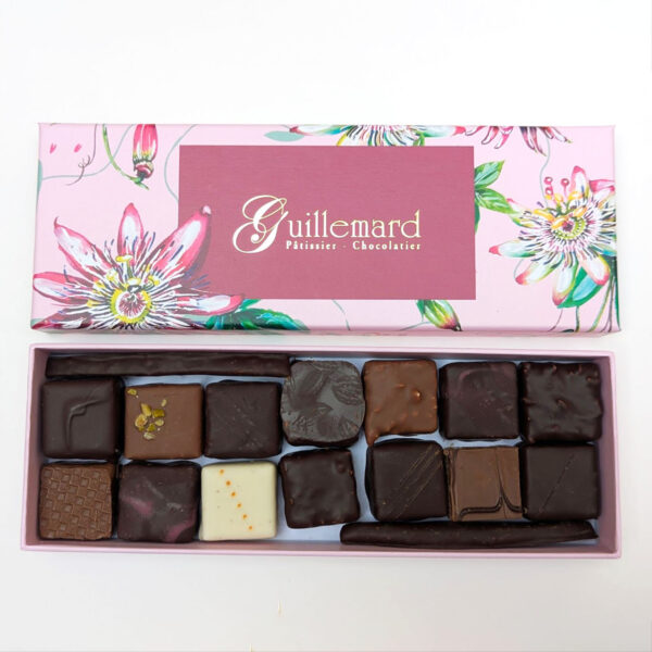 coffret rose passiflore