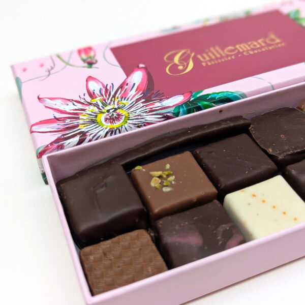 coffret rose passiflore