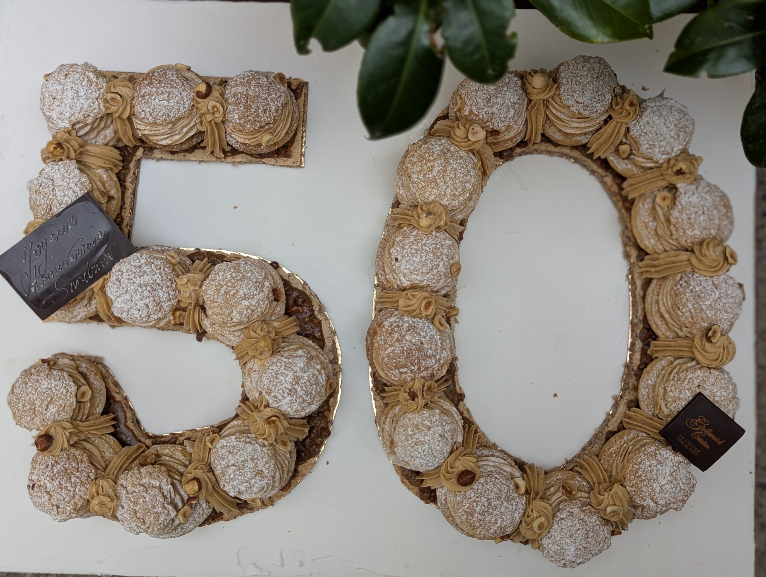 Number ou Letter Cake version choux Conticini