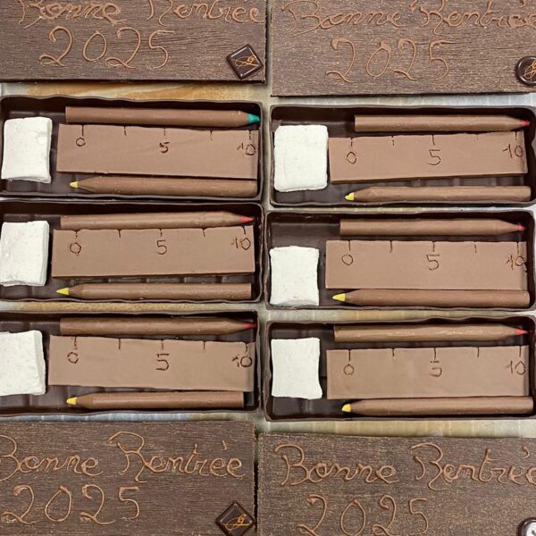Trousse en chocolat « Bonne rentrée 2025 »