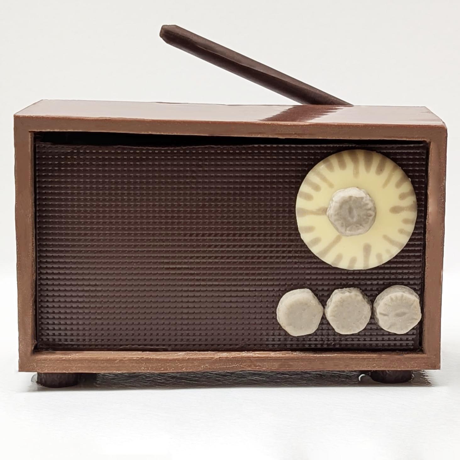 Radio en chocolat