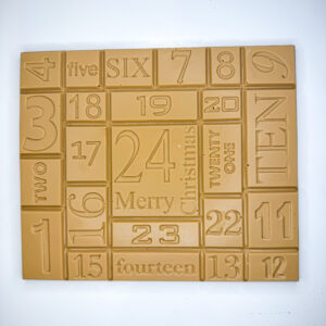 Tablette de l’avent en chocolat