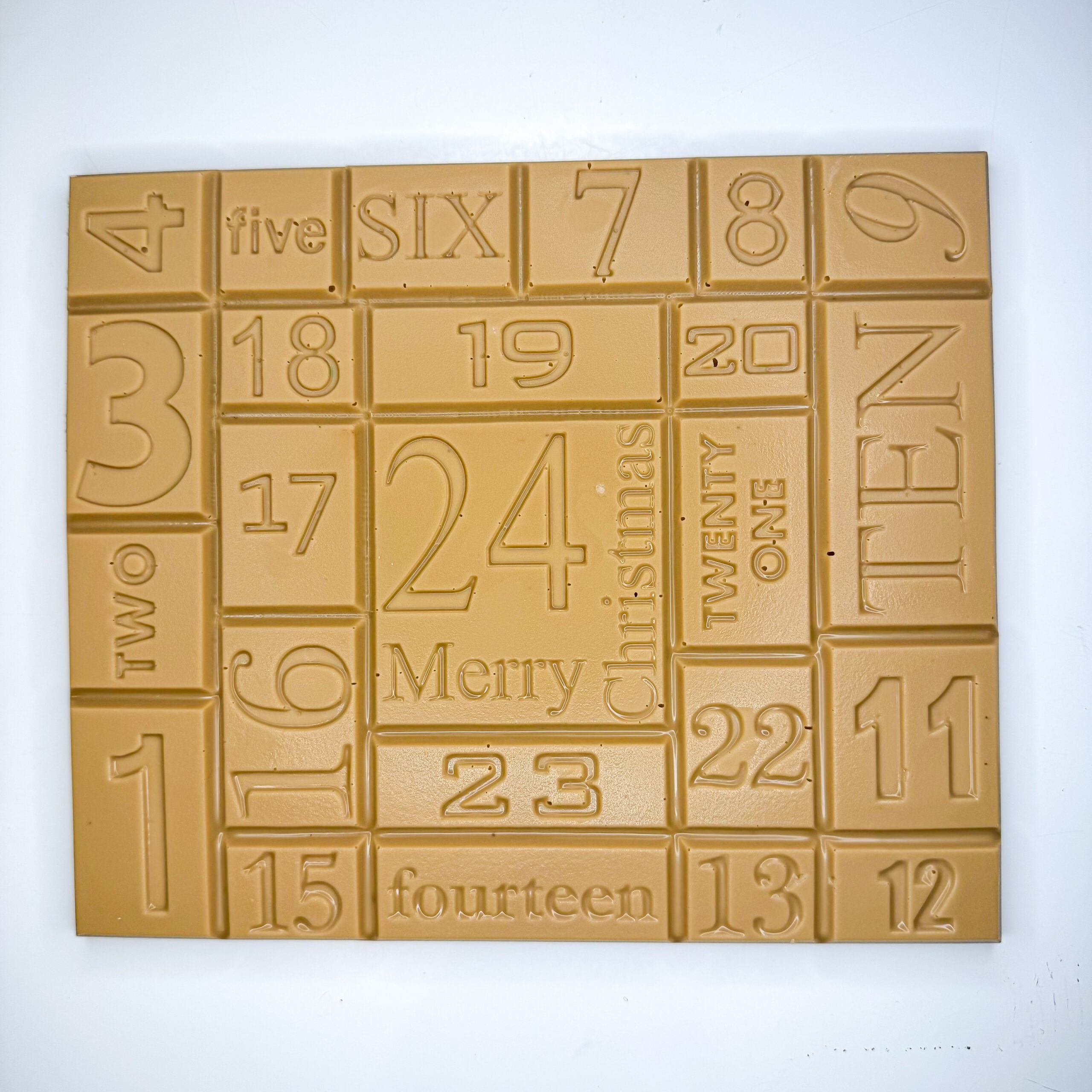 Tablette de l’avent en chocolat