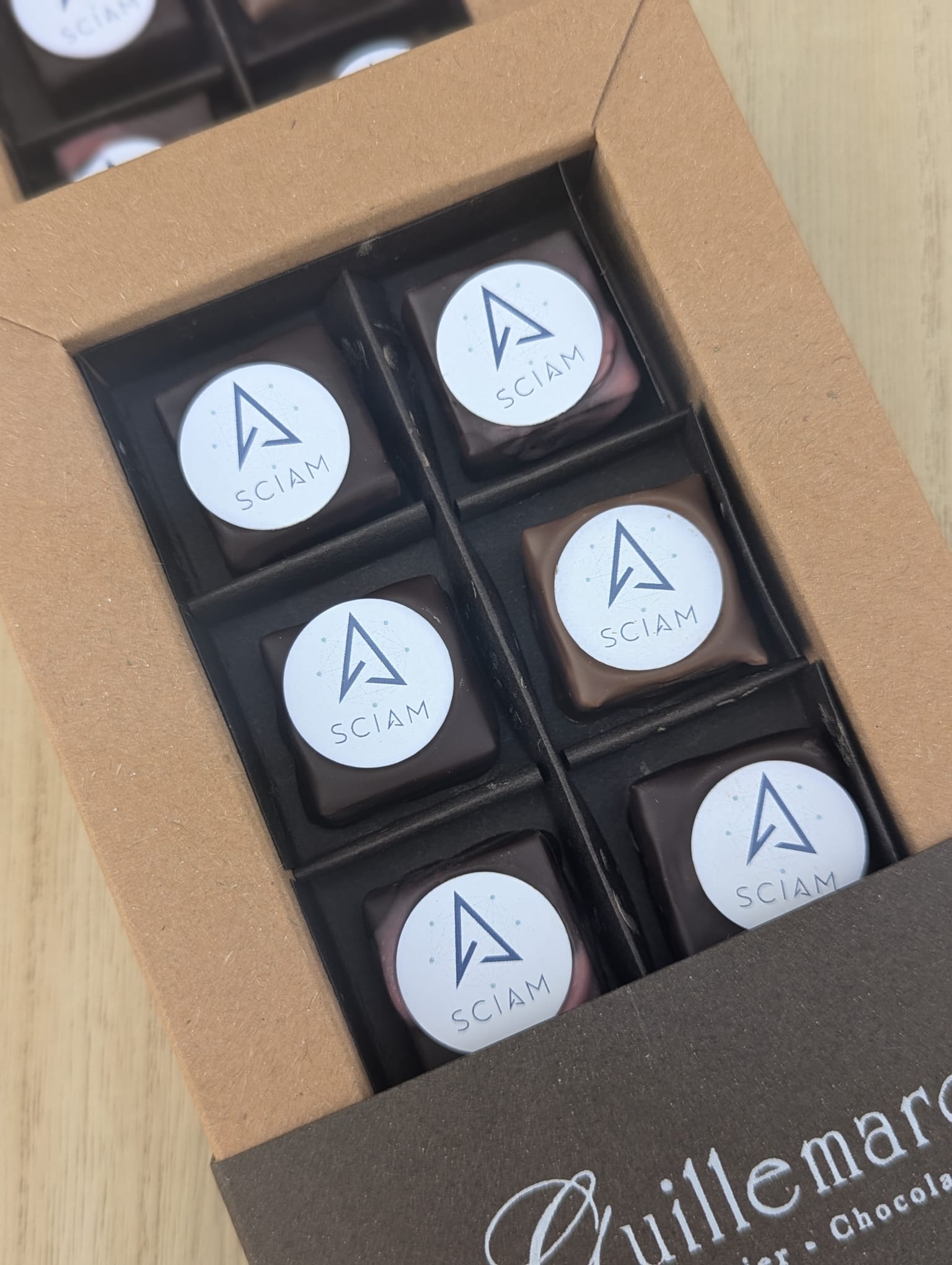 Chocolats personnalisés pour entreprises