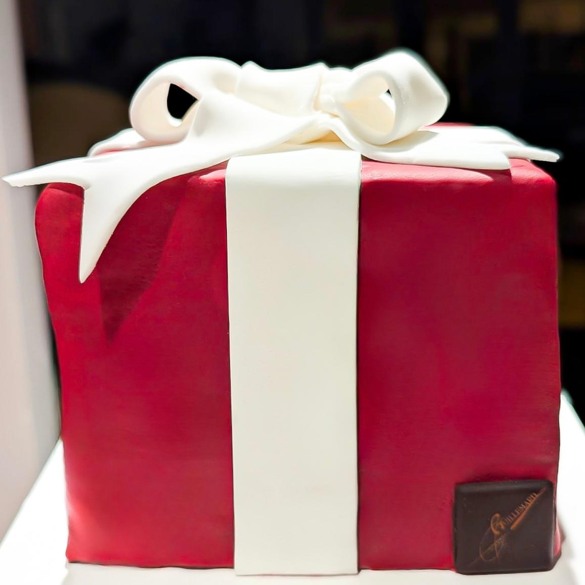 Cake cadeau de Noël