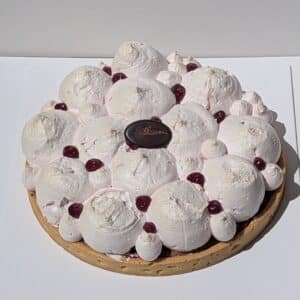 tarte framboise meringuee